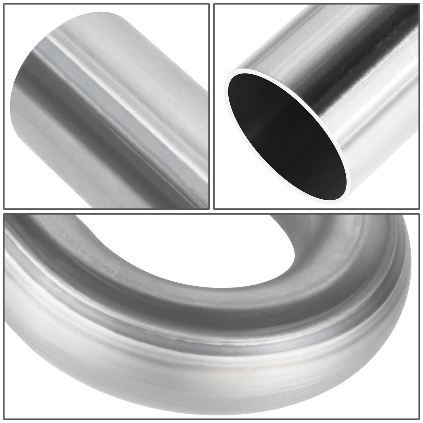 nan EXHAUST PIPE MANDREL U-BEND - RAW STAINLESSL - 1-5/8 "