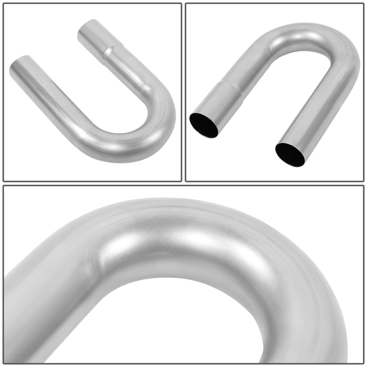 nan EXHAUST PIPES - 2" - MILD STEEL - DIY CUSTOM PIPE - 8 PCS