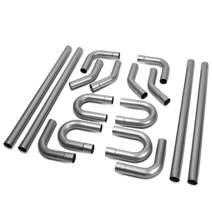 nan EXHAUST PIPES - UNIVERSAL PIPING KIT - POLISHED - 2.5"