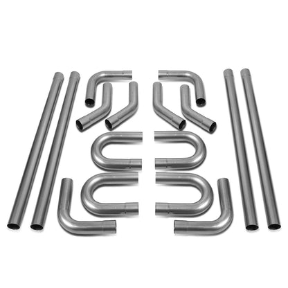 nan EXHAUST PIPES - UNIVERSAL PIPING KIT - POLISHED - 2.5"