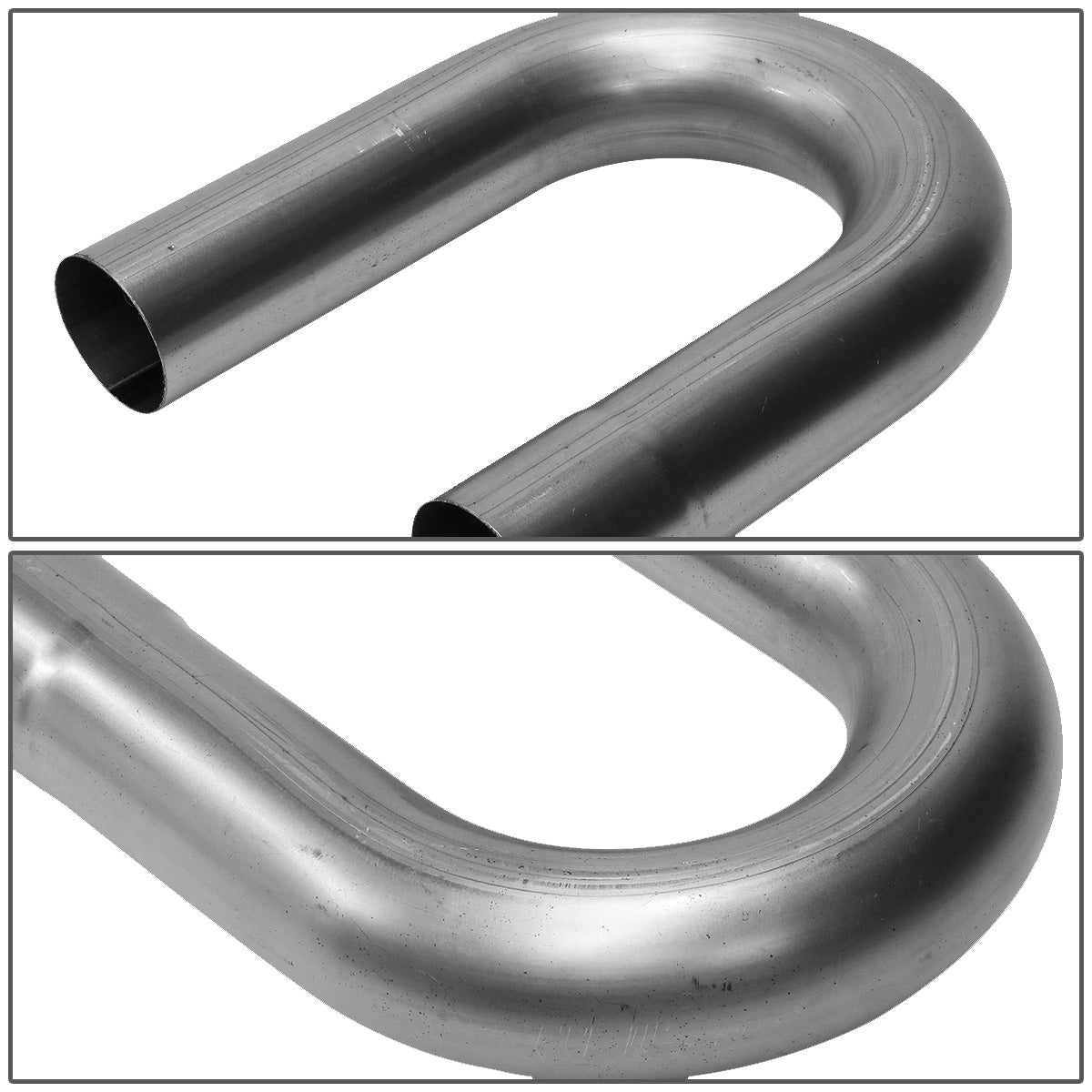 nan EXHAUST PIPES - UNIVERSAL PIPING KIT - POLISHED - 2.5"