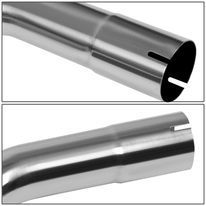 nan EXHAUST PIPES - UNIVERSAL PIPING KIT - POLISHED - 2.5"