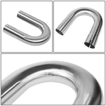 nan EXHAUST PIPES - STAINLESS STEEL - DIY CUSTOM PIPE - 8 PCS - 2.5”