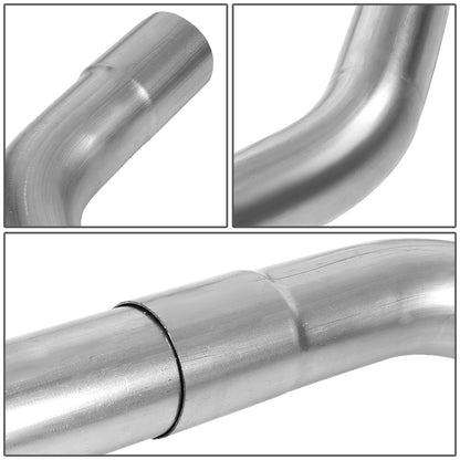 nan EXHAUST PIPES - UNIVERSAL PIPING KIT - POLISHED - 3"
