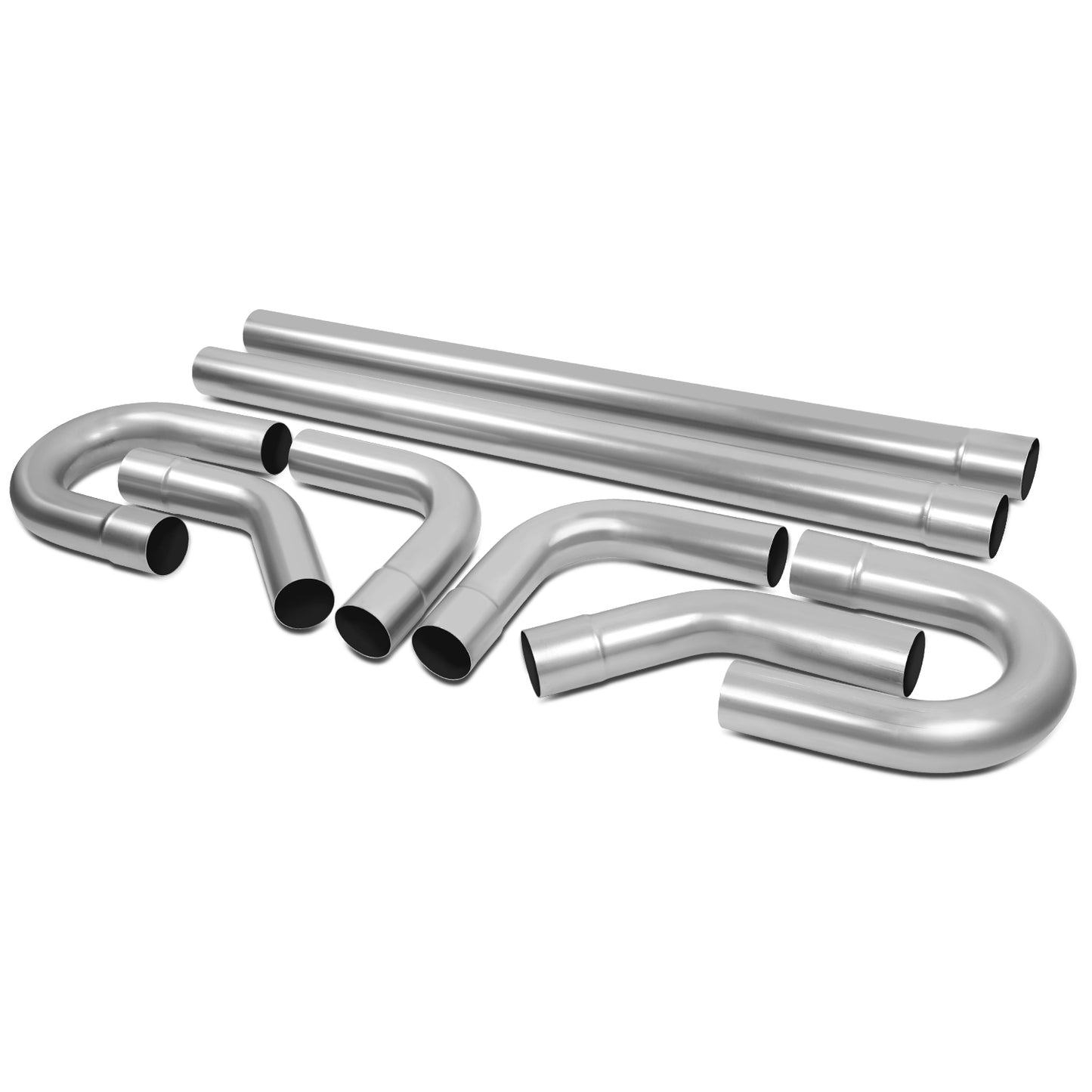 nan EXHAUST PIPES - MILD STEEL DIY CUSTOM PIPE - 3.0“ - 8 PCS