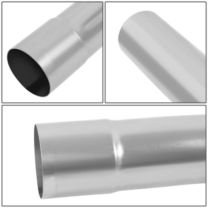 nan EXHAUST PIPES - MILD STEEL DIY CUSTOM PIPE - 3.0“ - 8 PCS