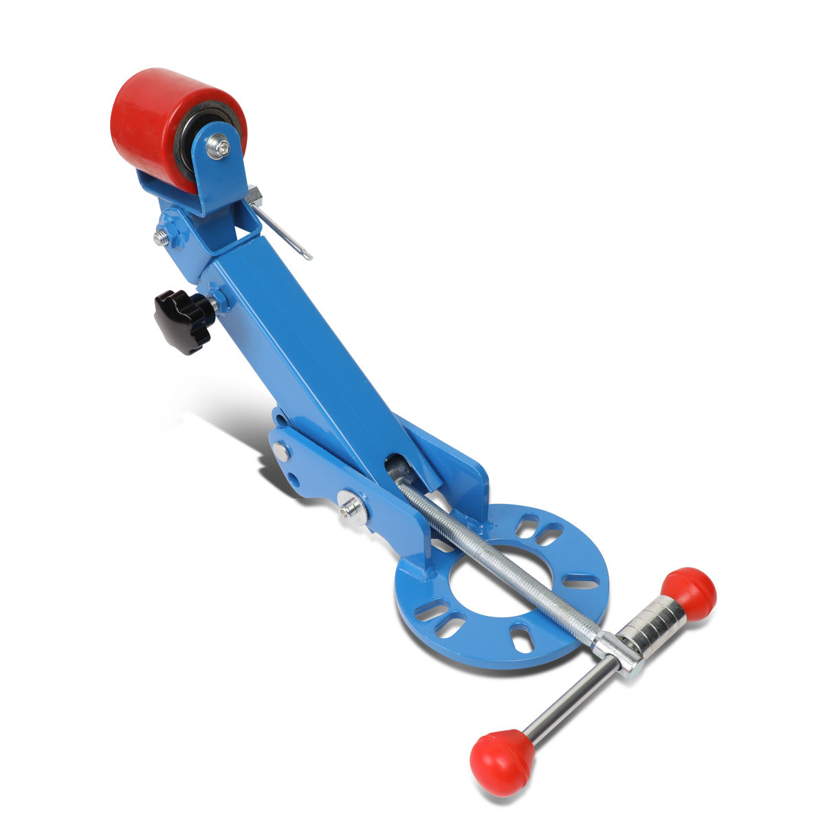 nan FENDER ROLLER - ADJUSTABLE - W/ LUG NUT SPACER RINGS - BLUE