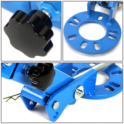 nan FENDER ROLLER - ADJUSTABLE - W/ LUG NUT SPACER RINGS - BLUE