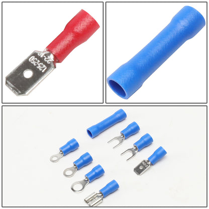 nan WIRE TERMINAL ASSORTMENT - 1200PCS - 22-16 AWG, 14-16 AWG, 10-12 AWG - BLUE, RED, YELLOW