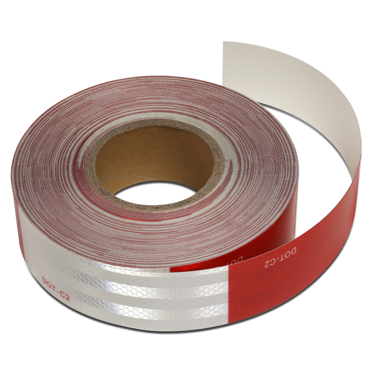 nan CONSPICUITY TAPE - 150' ROLL - 6" RED / WHITE SECTIONS - MEETS DOT-C2 REQUIREMENTS