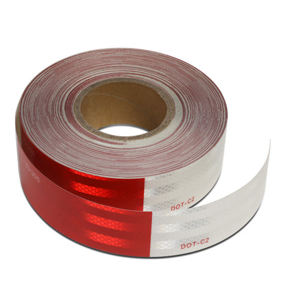 nan CONSPICUITY TAPE - 150' ROLL - 6" RED / WHITE SECTIONS - MEETS DOT-C2 REQUIREMENTS