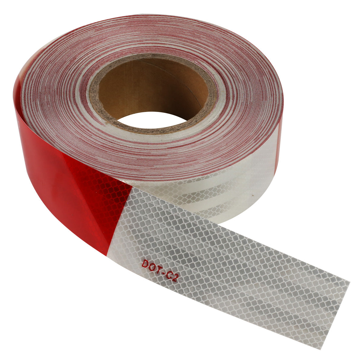 nan CONSPICUITY TAPE - 150' ROLL - 6" RED / WHITE SECTIONS - MEETS DOT-C2 REQUIREMENTS