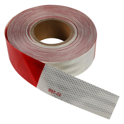 nan CONSPICUITY TAPE - 150' ROLL - 6" RED / WHITE SECTIONS - MEETS DOT-C2 REQUIREMENTS