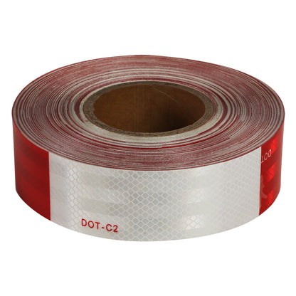 nan CONSPICUITY TAPE - 150' ROLL - 6" RED / WHITE SECTIONS - MEETS DOT-C2 REQUIREMENTS