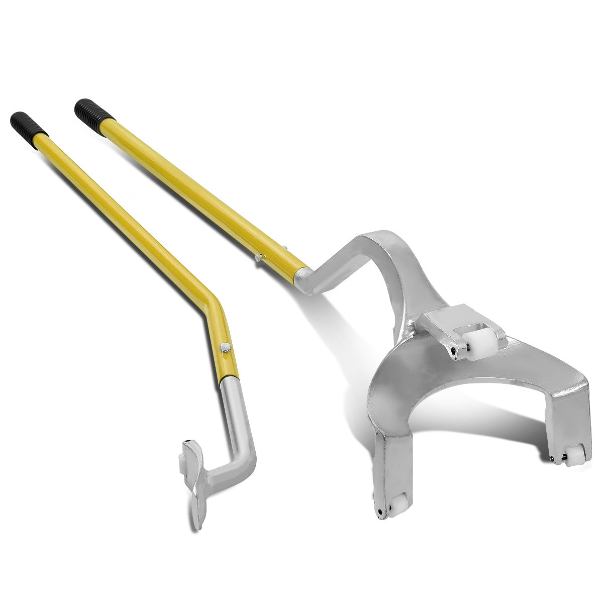 nan TIRE MOUNT / DEMOUNT TOOL - 2PCS - W/ BEAD KEEPER - YELLOW