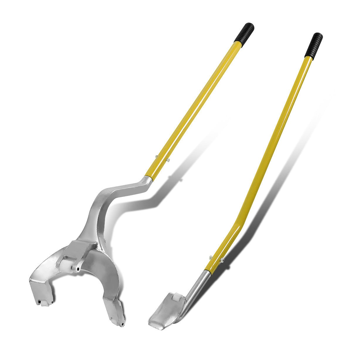 nan TIRE MOUNT / DEMOUNT TOOL - 2PCS - W/ BEAD KEEPER - YELLOW