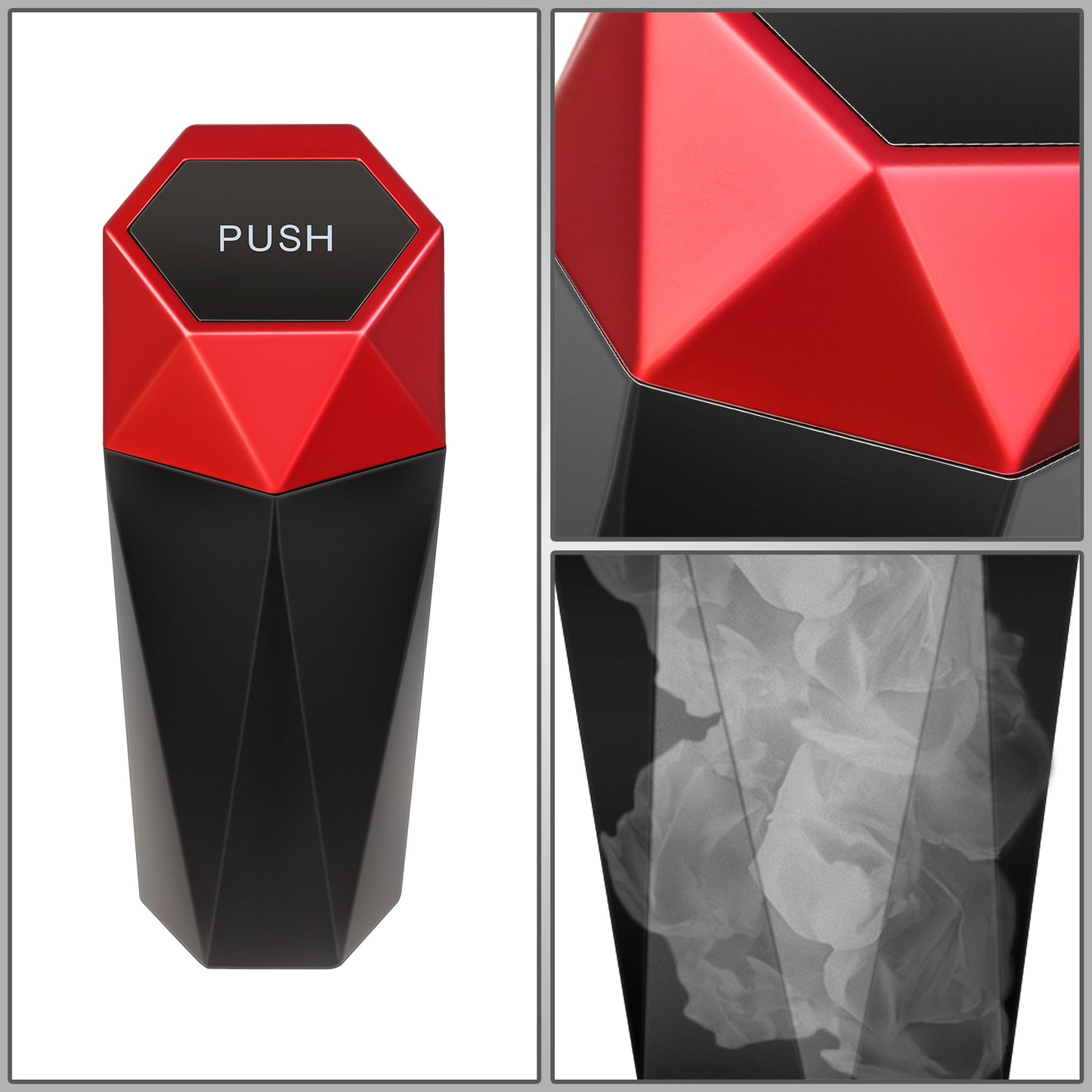 nan VEHICLE-MOUNTED GARBAGE CAN - RED