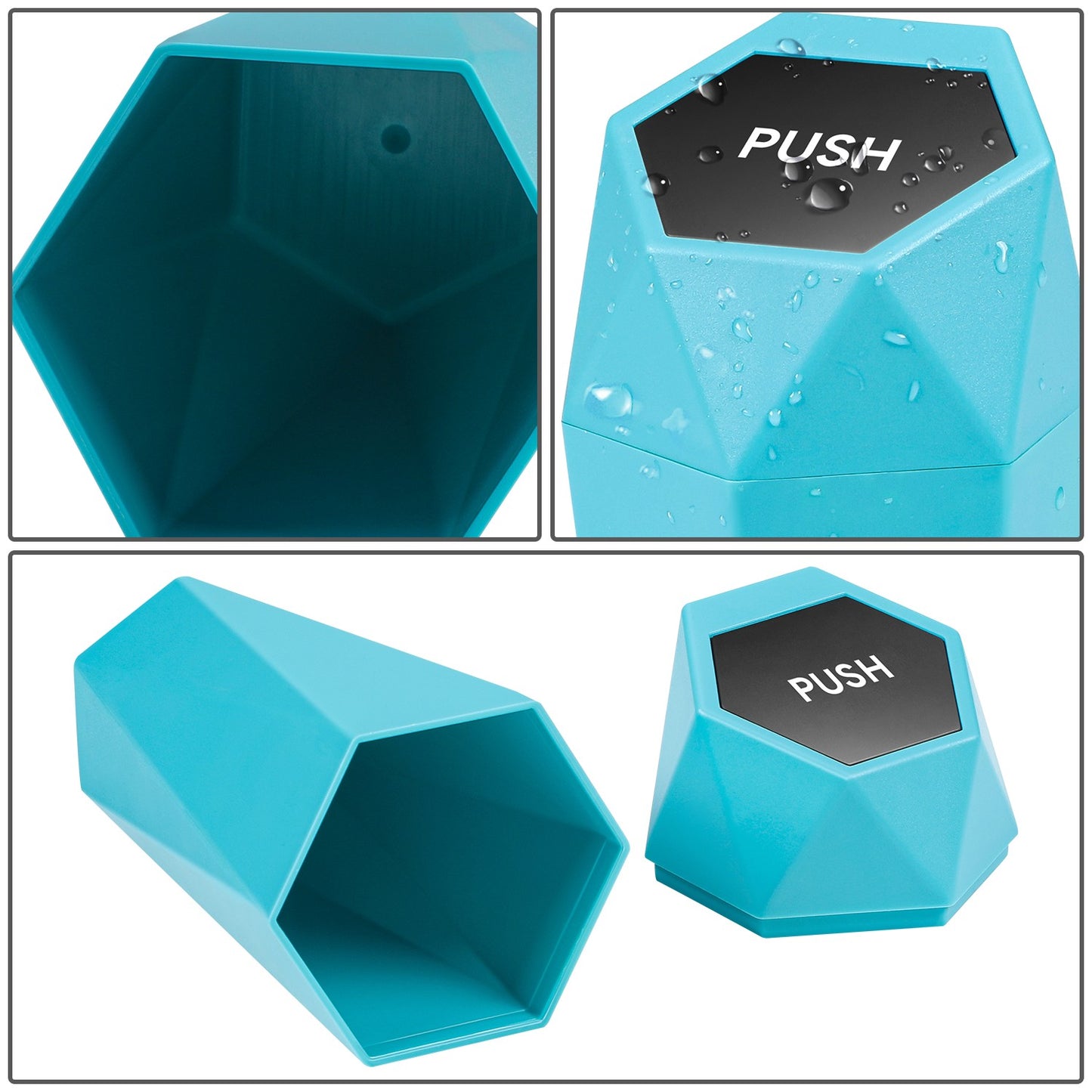 nan VEHICLE-MOUNTED GARBAGE CAN - TIFFANY BLUE