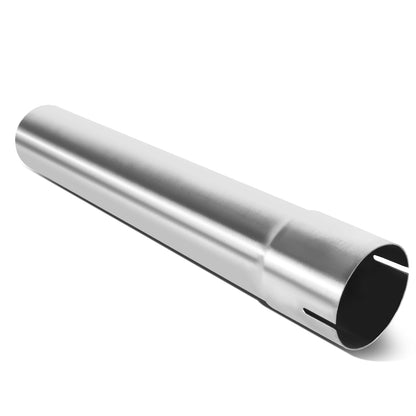 nan EXHAUST PIPE TUBING - STRAIGHT - 1PC - 2.5"-2.65" FLARED - OD CUSTOM 18" - 18 GAUGE - POLISHED - STAINLESS STEEL