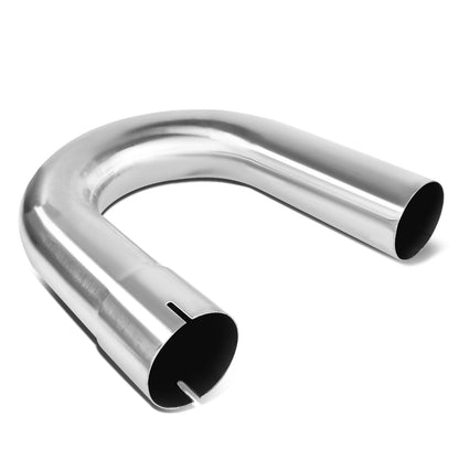 nan EXHAUST PIPE TUBING - U-BEND - 1PC - 2.5"-2.65" FLARED - OD CUSTOM 180 DEGREE - 18 GAUGE - MANDREL - POLISHED - STAINLESS STEEL