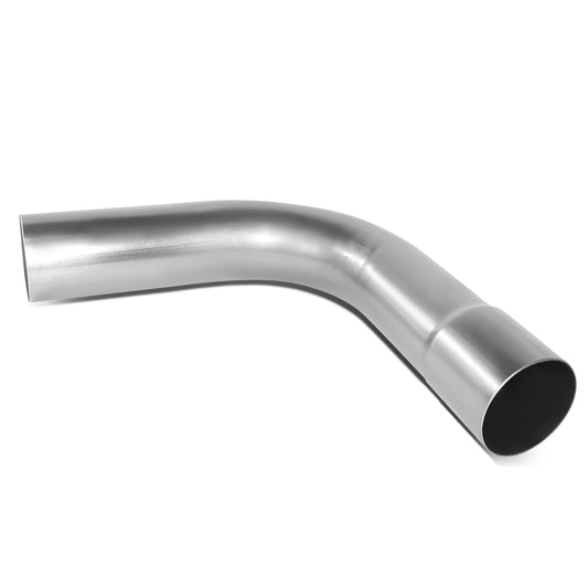 nan EXHAUST PIPE TUBING - L-BEND - 1PC - 2.5"-2.65" FLARED - OD CUSTOM 90 DEGREE - 18 GAUGE - STAINLESS STEEL