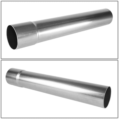 nan EXHAUST PIPE TUBING - STRAIGHT - 1PC - 3.0"-3.15" FLARED - OD CUSTOM 18" - 18 GAUGE - STAINLESS STEEL