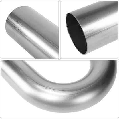 nan EXHAUST PIPE TUBING - U-BEND - 1PC - 3.0"-3.15" FLARED - OD CUSTOM 180 DEGREE - 18 GAUGE - STAINLESS STEEL