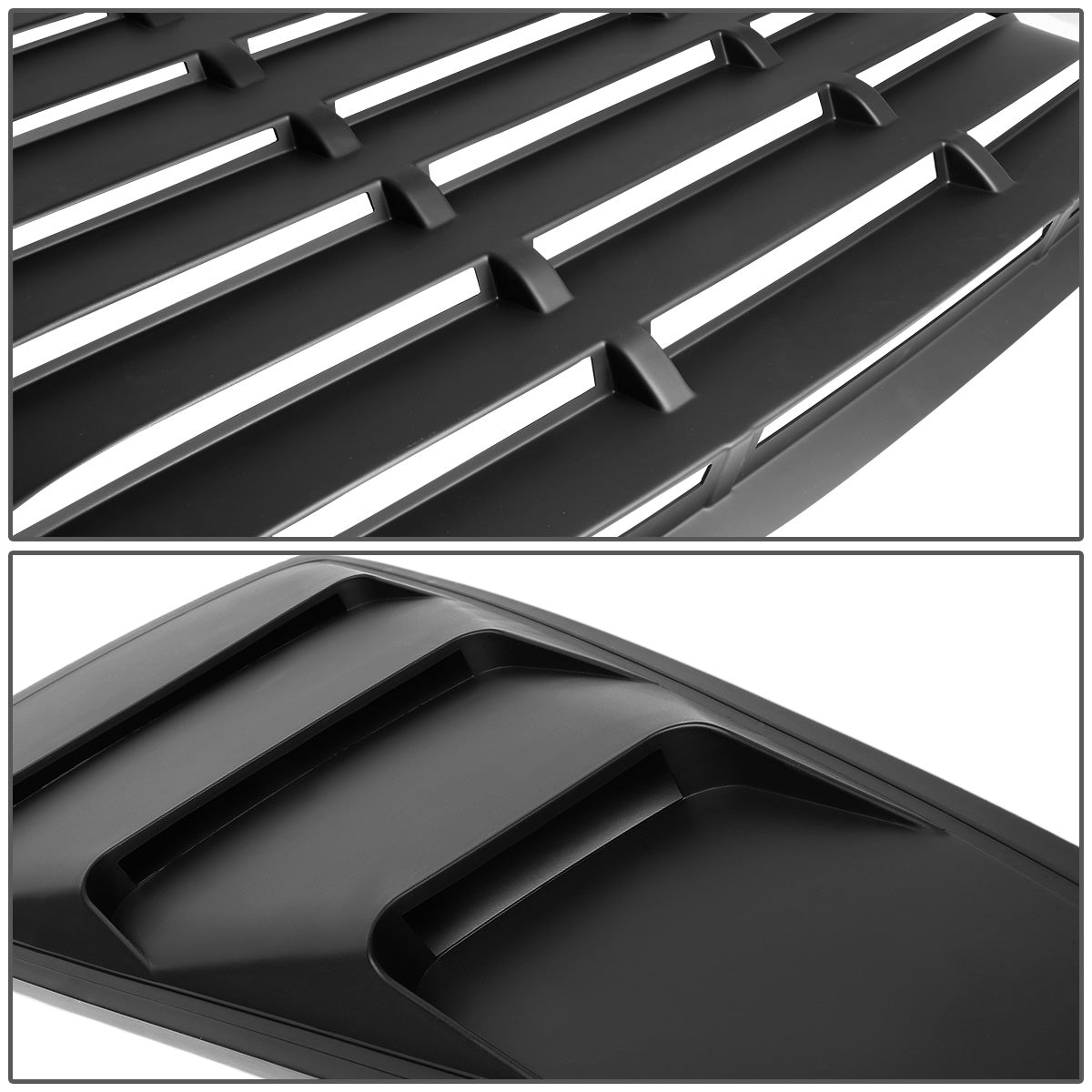 nan WINDOW LOUVER - 3PCS - 05-14 FORD MUSTANG - DOES NOT FIT CONVERTIBLE MODELS - BLACK