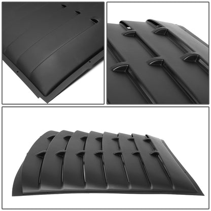 nan WINDOW LOUVER - 3PCS - 05-14 FORD MUSTANG - DOES NOT FIT CONVERTIBLE MODELS - BLACK