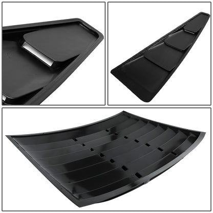 nan WINDOW LOUVER - 3PCS - 05-14 FORD MUSTANG - DOES NOT FIT CONVERTIBLE MODELS - BLACK