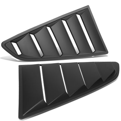 nan QUARTER WINDOW LOUVER - 2PCS - 15-18 FORD MUSTANG - DOES NOT FIT CONVERTIBLE MODELS - BLACK