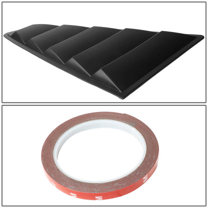 nan QUARTER WINDOW LOUVER - 2PCS - 15-18 FORD MUSTANG - DOES NOT FIT CONVERTIBLE MODELS - BLACK