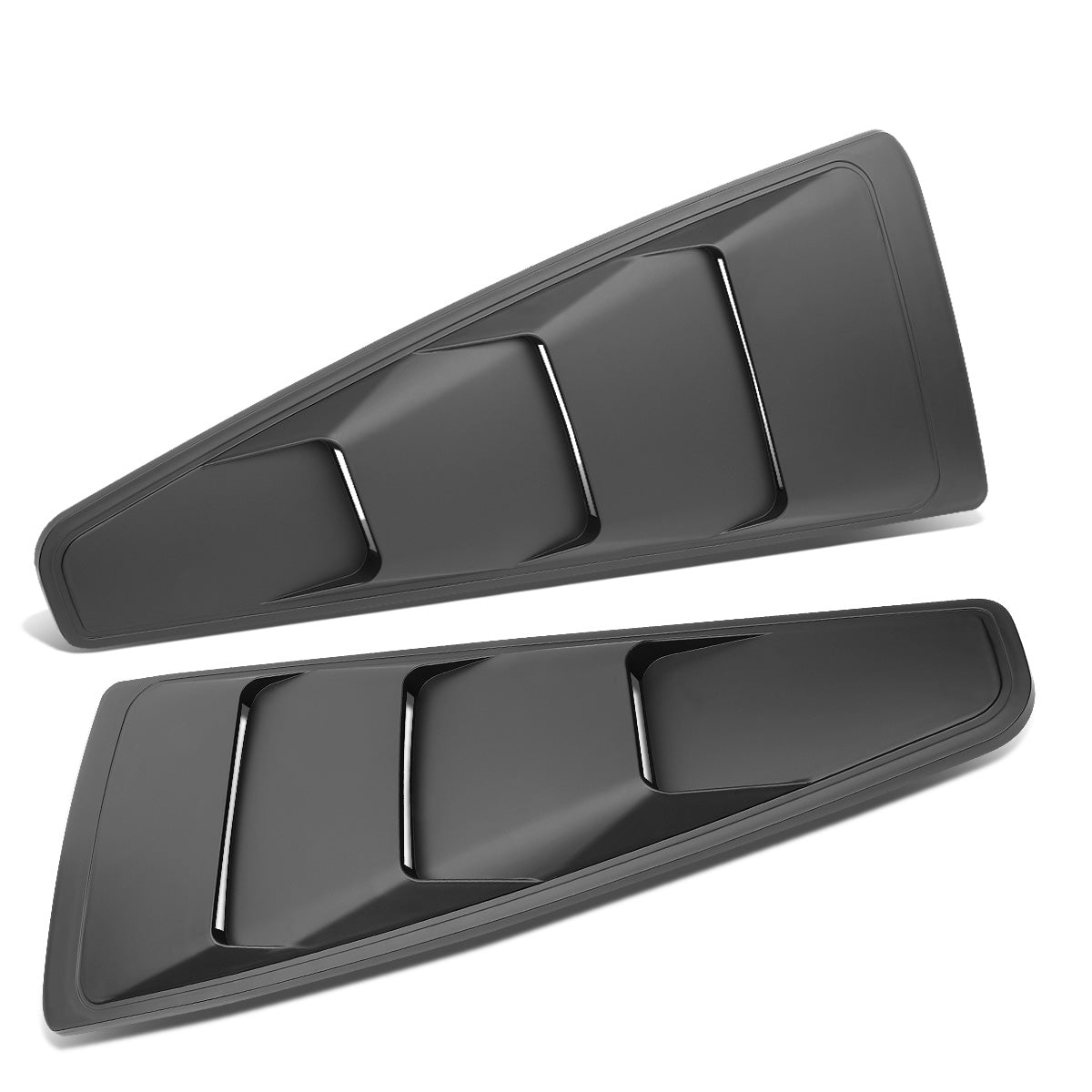 nan QUARTER WINDOW LOUVER - 2PCS - 05-14 FORD MUSTANG - DOES NOT FIT CONVERTIBLE MODELS - BLACK