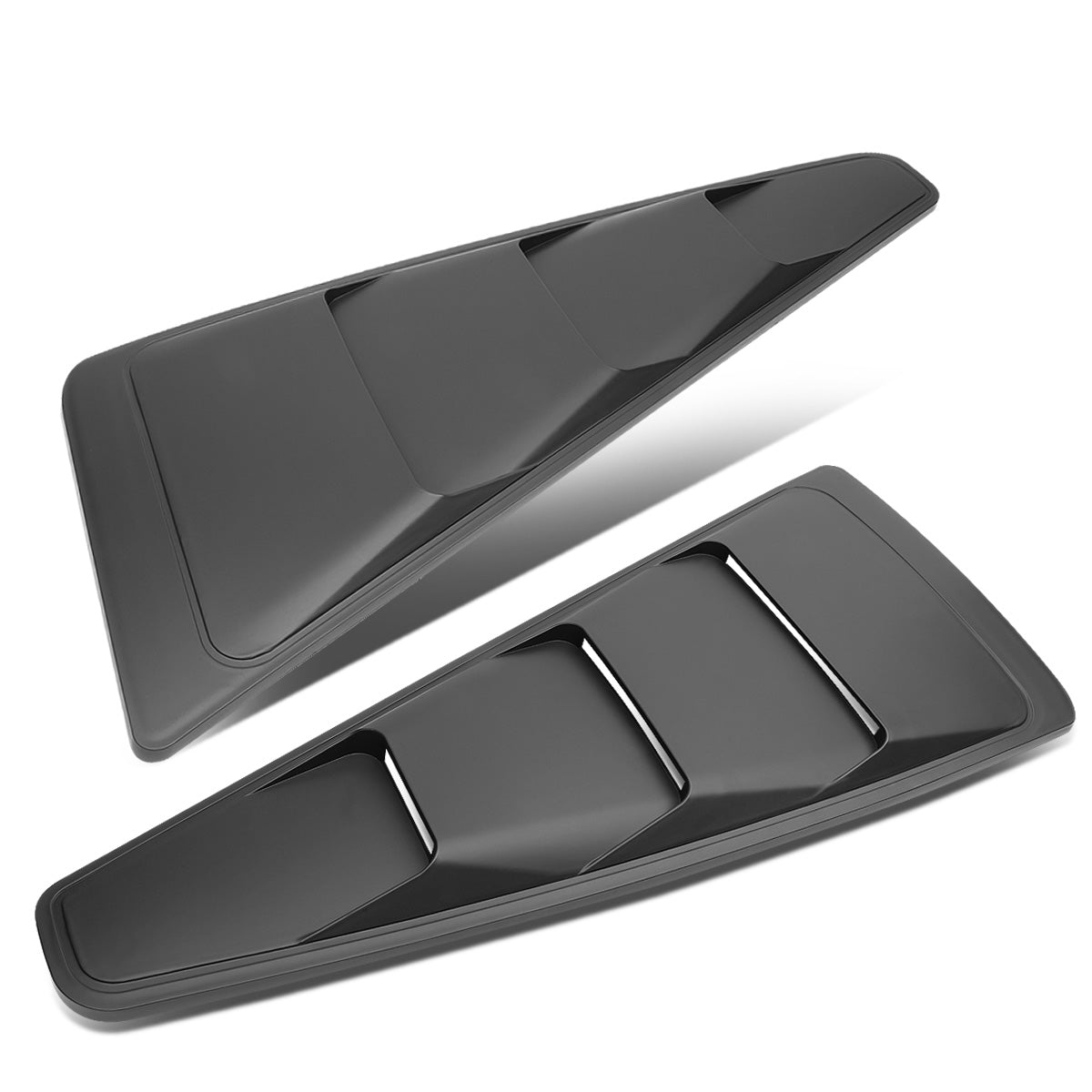 nan QUARTER WINDOW LOUVER - 2PCS - 05-14 FORD MUSTANG - DOES NOT FIT CONVERTIBLE MODELS - BLACK