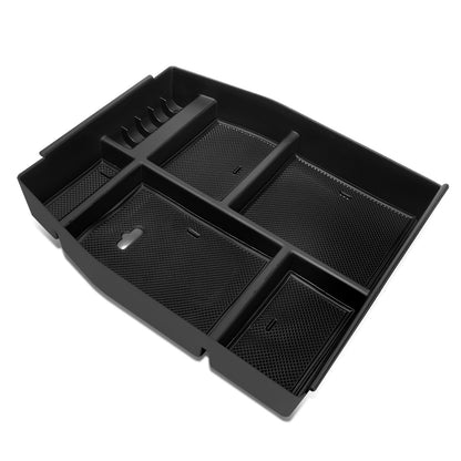 nan CENTER CONSOLE ORGANIZER TRAY - 15-18 FORD F-150 - FITS BUCKET SEAT MODELS ONLY - BLACK