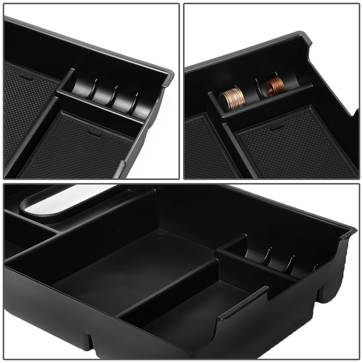 nan CENTER CONSOLE ORGANIZER TRAY - 07-19 TOYOTA TUNDRA - BLACK