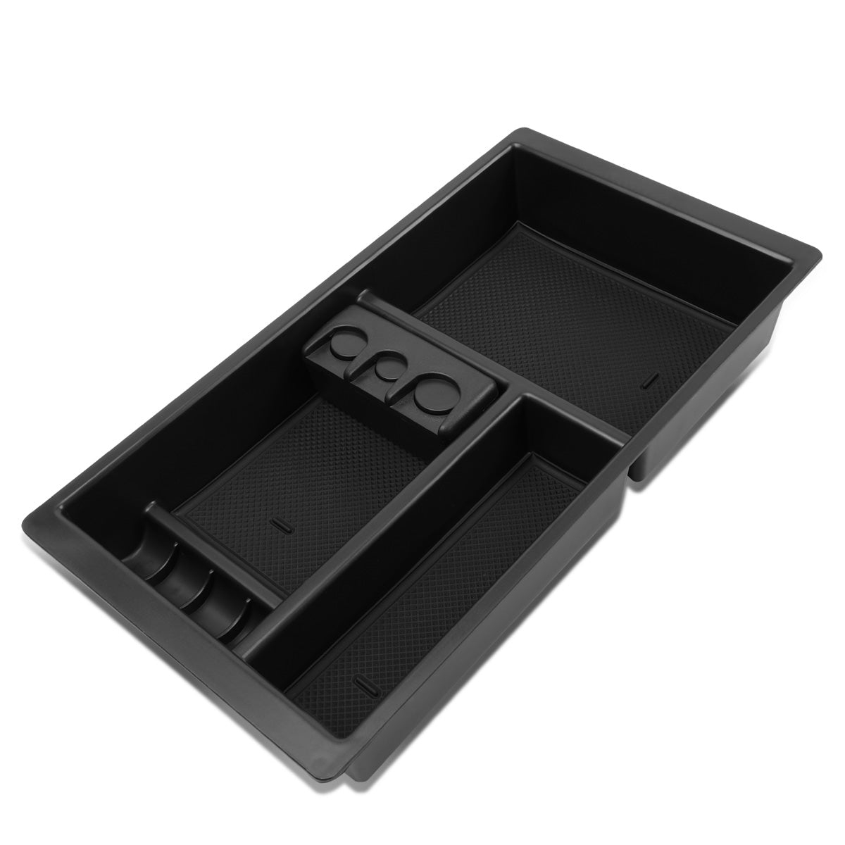 nan CENTER CONSOLE ORGANIZER TRAY - 14-18 CHEVY SILVERADO 1500, 25500HD, 3500HD, GMC SIERRA 1500, 2500HD, 3500HD / 15-18 CHEVY TAHOE, GMC YUKON - BLACK