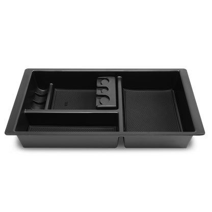 nan CENTER CONSOLE ORGANIZER TRAY - 14-18 CHEVY SILVERADO 1500, 25500HD, 3500HD, GMC SIERRA 1500, 2500HD, 3500HD / 15-18 CHEVY TAHOE, GMC YUKON - BLACK