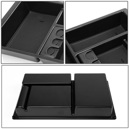 nan CENTER CONSOLE ORGANIZER TRAY - 14-18 CHEVY SILVERADO 1500, 25500HD, 3500HD, GMC SIERRA 1500, 2500HD, 3500HD / 15-18 CHEVY TAHOE, GMC YUKON - BLACK