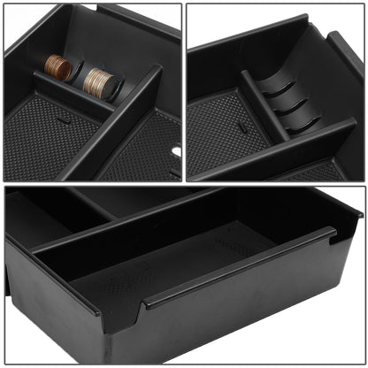 nan CENTER CONSOLE ORGANIZER TRAY - 09-14 FORD F-150 - DOES NOT FIT XL, XLT, LARIAT MODELS/DOES NOT FIT CENTER CONSOLES WITH BUILT IN COIN STORAGE - ONLY FITS MODELS WITH FACTORY BUCKET SEATS & FLOW THROUGH CENTER CONSOLES ( WITH FLOOR SHIFTER) (DOES NOT