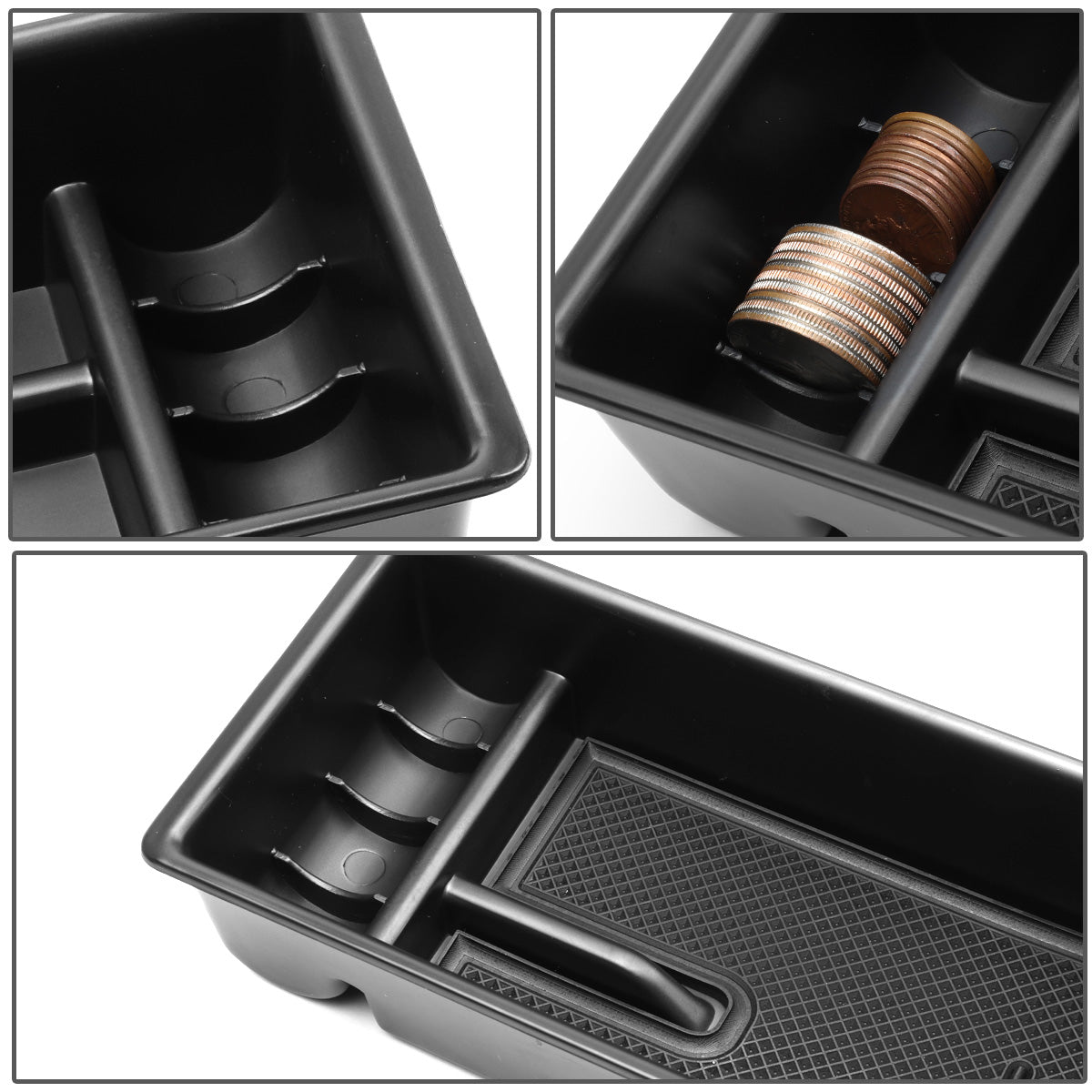 nan CENTER CONSOLE ORGANIZER TRAY - 16-18 TOYOTA TACOMA - BLACK