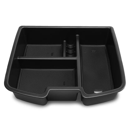 nan CENTER CONSOLE ORGANIZER TRAY - 07-13 CHEVY AVALANCHE, SILVERADO 1500, GMC SIERRA 1500 / 07-14 CHEVY TAHOE, CHEVY SUBURBAN 1500, 2500, SILVERADO 2500HD, 3500HD, GMC SIERRA 2500HD, 3500HD, GMC YUKON XL 1500, XL 2500 -