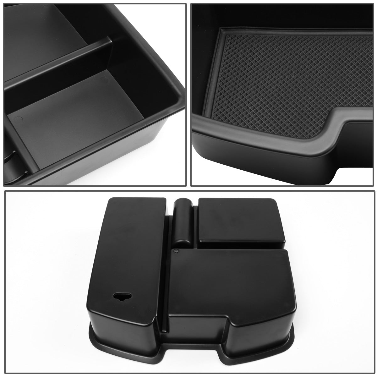 nan CENTER CONSOLE ORGANIZER TRAY - 07-13 CHEVY AVALANCHE, SILVERADO 1500, GMC SIERRA 1500 / 07-14 CHEVY TAHOE, CHEVY SUBURBAN 1500, 2500, SILVERADO 2500HD, 3500HD, GMC SIERRA 2500HD, 3500HD, GMC YUKON XL 1500, XL 2500 -