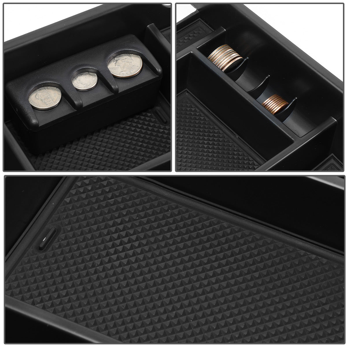 nan CENTER CONSOLE ORGANIZER TRAY - 14-19 TOYOTA TUNDRA - BLACK