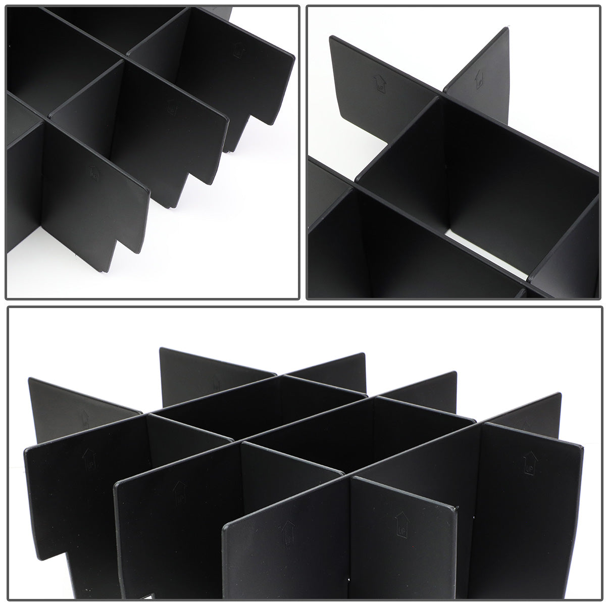 nan CENTER CONSOLE ORGANIZER DIVIDER - 15-18 FORD F-150 - BLACK