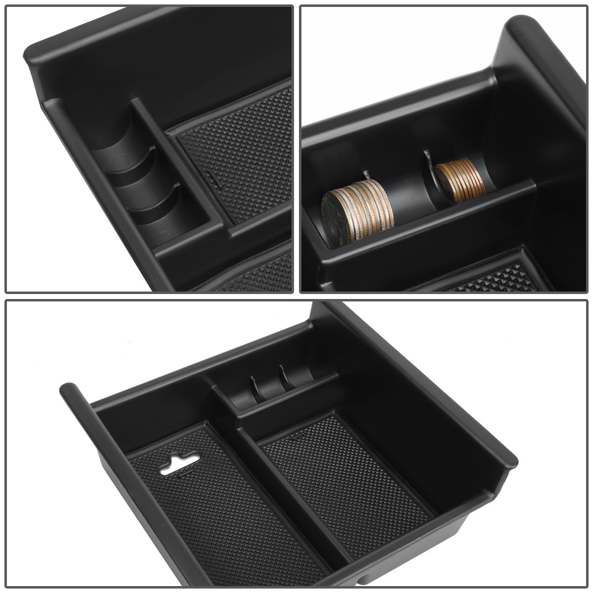 nan CENTER CONSOLE ORGANIZER TRAY - 10-18 TOYOTA 4RUNNER - BLACK