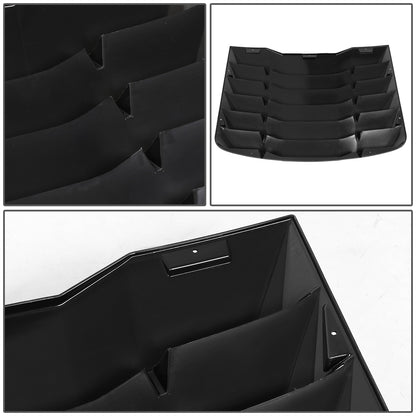 nan REAR WINDOW LOUVER - 03-08 NISSAN 350Z COUPE - ABS