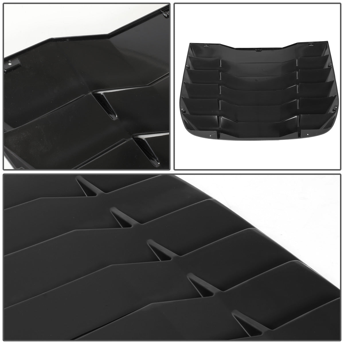 nan REAR WINDOW LOUVER - 09-19 NISSAN 370Z COUPE - ABS