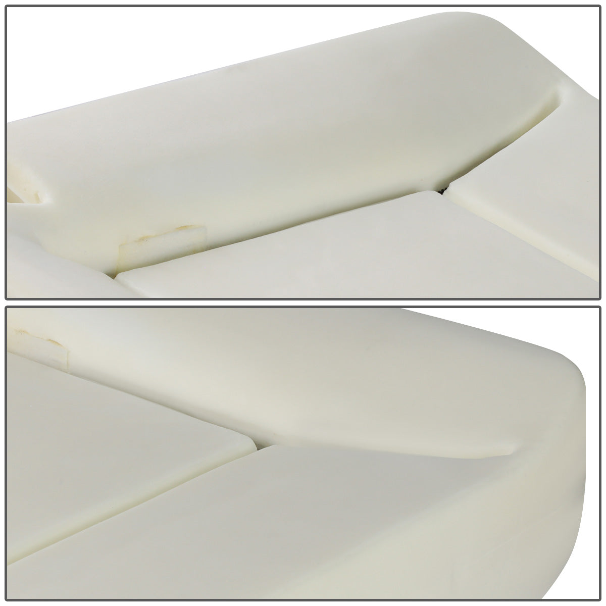 nan SEAT CUSHION PAD - 06-08 DODGE RAM 1500 / 06-09 DODGE RAM 2500, 3500 / 08-10 DODGE RAM 4500, 5500 - FITS MODELS WITH CLOTH / VINYL SEATS - FITS FRONT DRIVER SIDE MODELS WITHOUT OCCUPANT CLASSIFICATION SYSTEM - WHITE