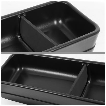 nan REAR SEAT CARGO STORAGE BOX - 09-14 FORD F-150 - CREW CAB - FITS MODELS WITHOUT OEM SUBWOOFER - BLACK